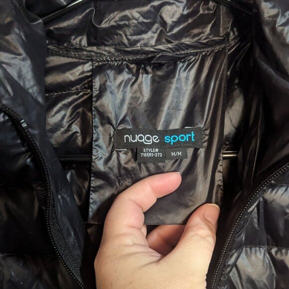 Nuage Sport Lightweight Down Puffer Jacket – Black – Women’s M – NWT - Picture 4 of 8
